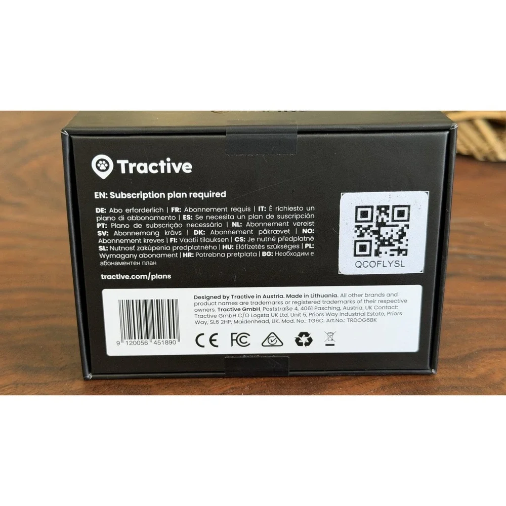 Tractive Dog 6 Smart Dog Tracker For GPS & Health Monitoring - NEW